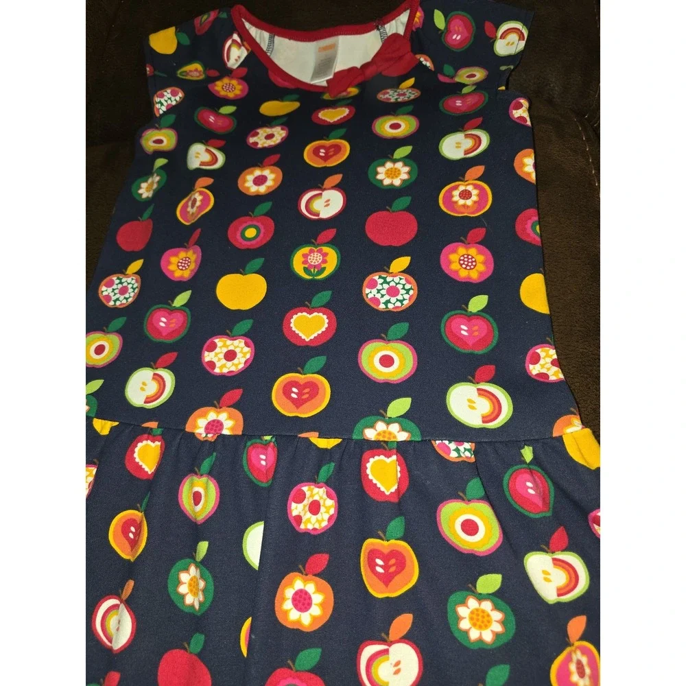 Gymboree apple orchard fall autumn dress apple farm size 7 back to school